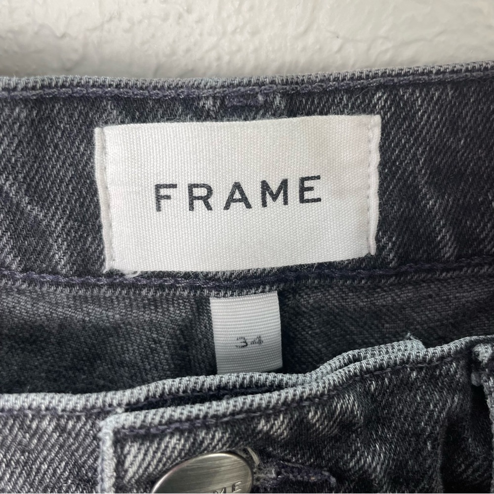 Frame L'Homme Cut-Off Denim Shorts - Picture 5 of 8